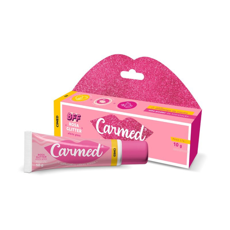 Hidratante-Labial---Bff---Rosa-Glitter---10-g---Carmed-0
