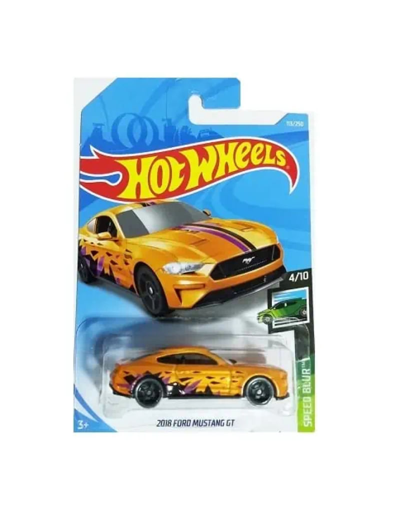 Hot Wheels Speed Blur - 2018 Ford Mustang GT - Ri Happy