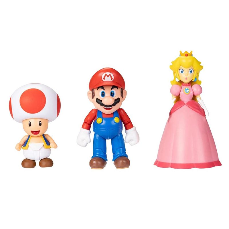 Conjunto-De-Mini-Figuras---Super-Mario---3-Figuras-Articuladas---Sunny-0