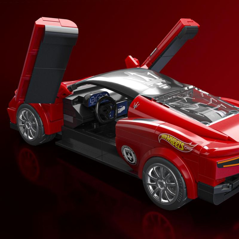 Blocos-De-Montar---Hot-Wheels---Brick-Shop---Speed-Maserati-MC20---Mattel-5