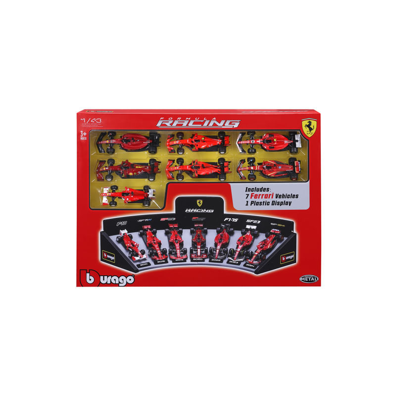 Conjunto-De-Miniaturas---Formula-1---1-43---7-Unidades---Com-Suporte-De-Exposicao---Maisto-2
