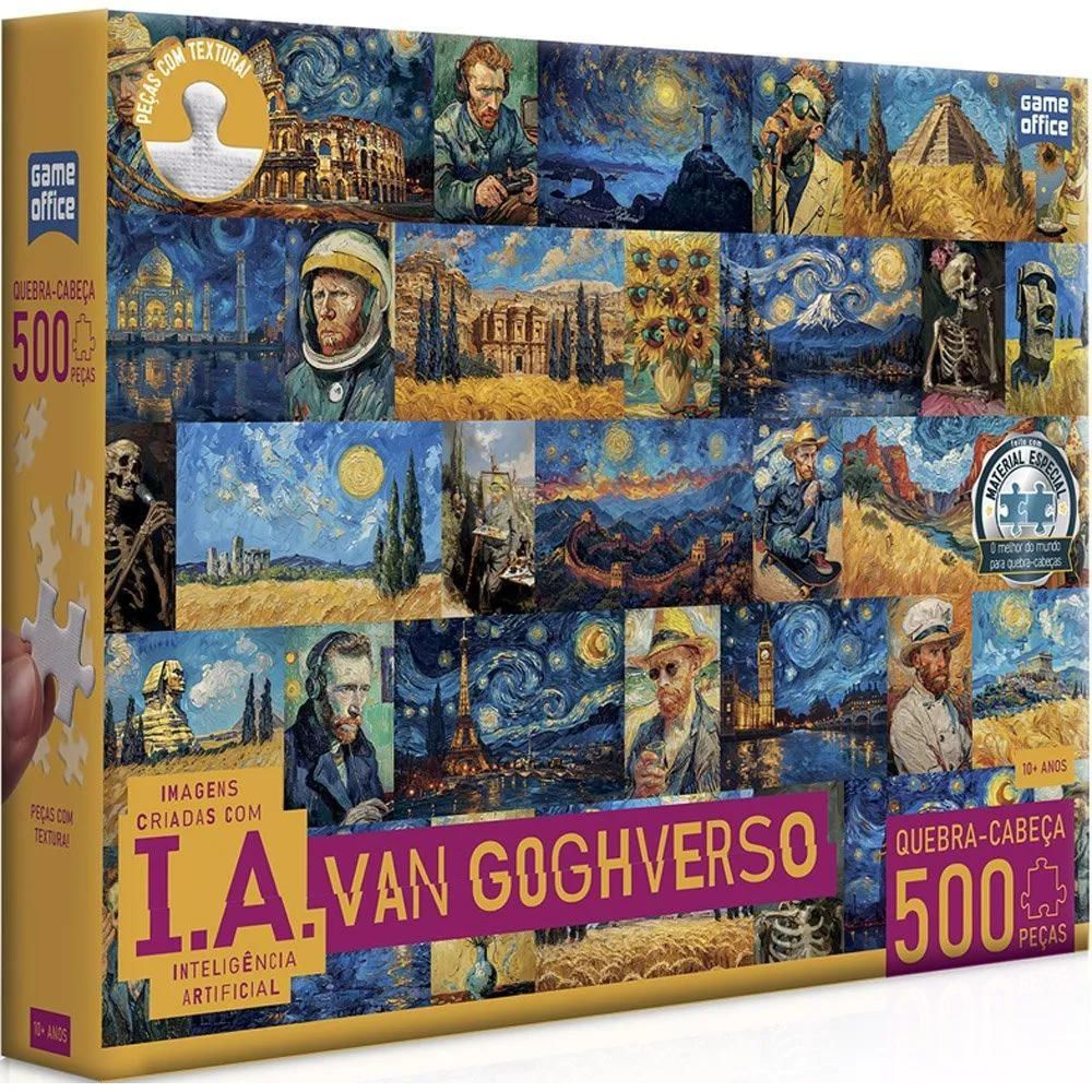 Quebra-Cabeça 500 Pcs Ia Van Gogh Verso - Toyster 003330 - Ri Happy