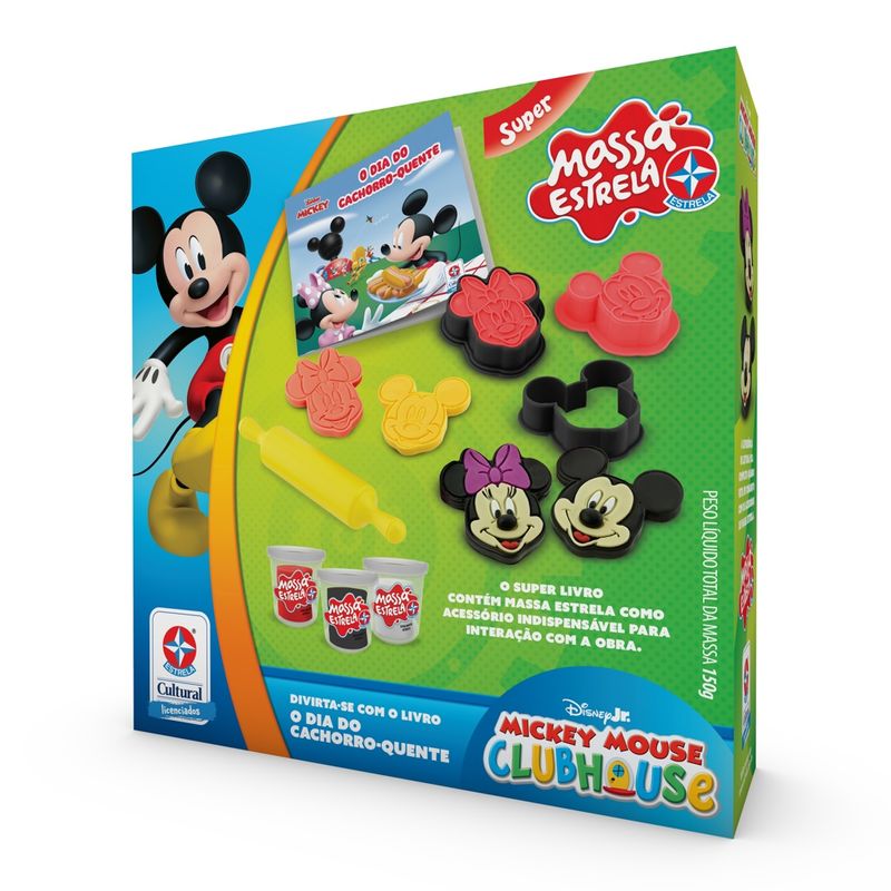 Massa-De-Modelar-Com-Livro---Super-Massa---Disney---Mickey---O-Dia-Do-Cachorro-Quente---Estrela-1