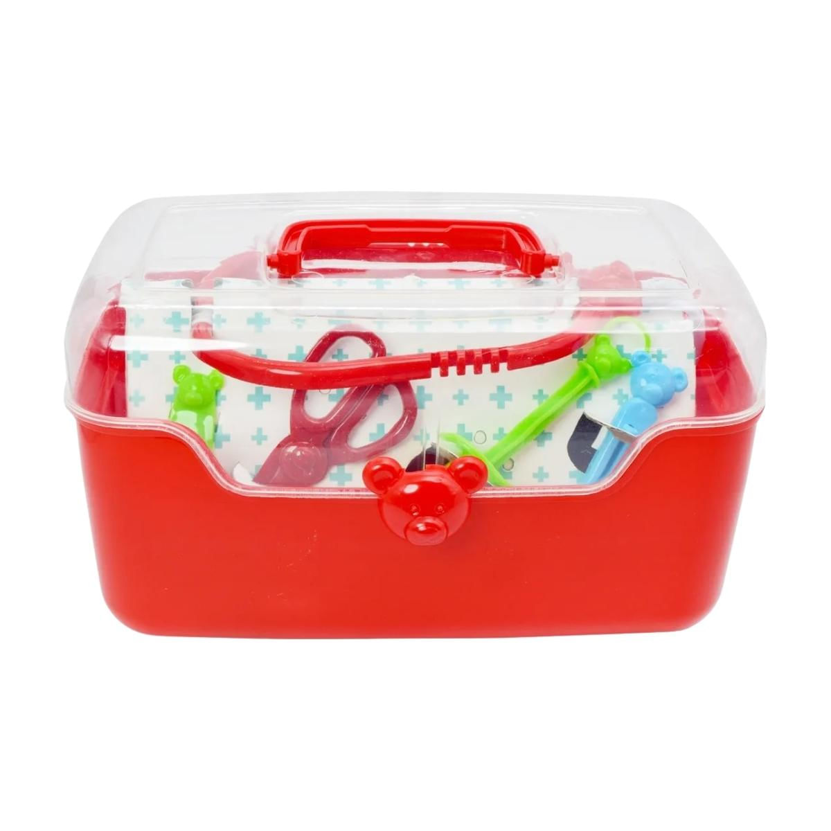 Maleta Médica Infantil Dr e Cia Vermelha - Roma - PBKIDS Brinquedos