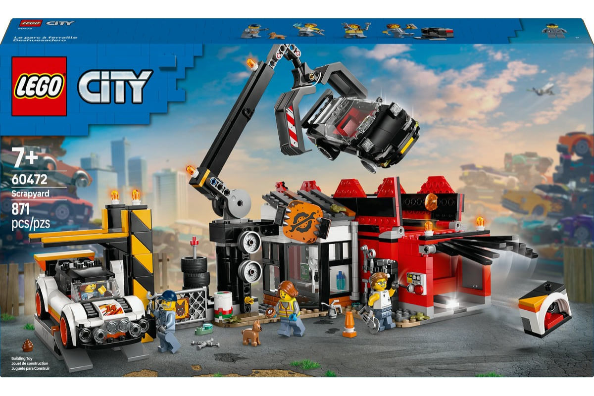 City Ferro Velho com Carros Lego 60472 - Ri Happy