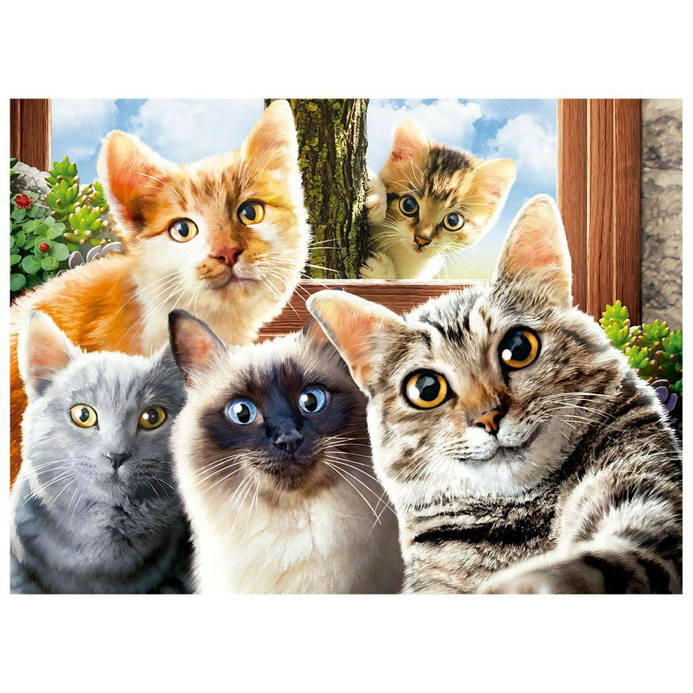 フォトセット Puzzle Selfie Cats 500 Peças - Grow - Ri Happy