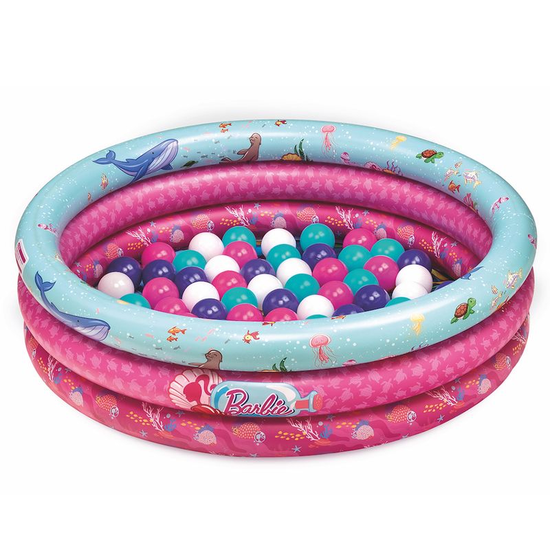 Piscina-de-Bolinhas-da-Barbie---Inflavel-Com-25-Bolinhas---Fun--0