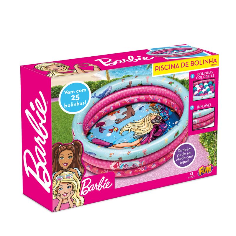 Piscina-de-Bolinhas-da-Barbie---Inflavel-Com-25-Bolinhas---Fun--2