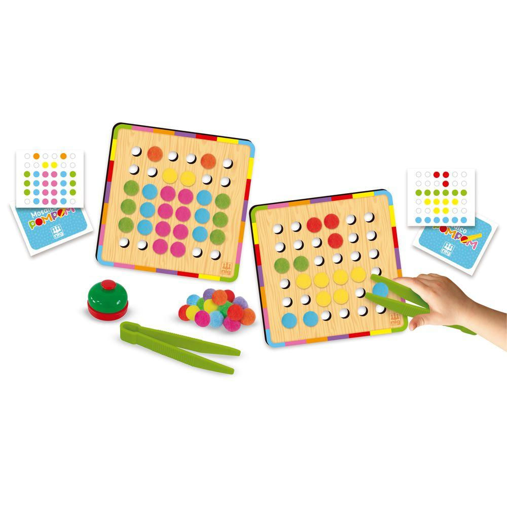 Jogo Mosaico Pompom - Nig - Ri Happy