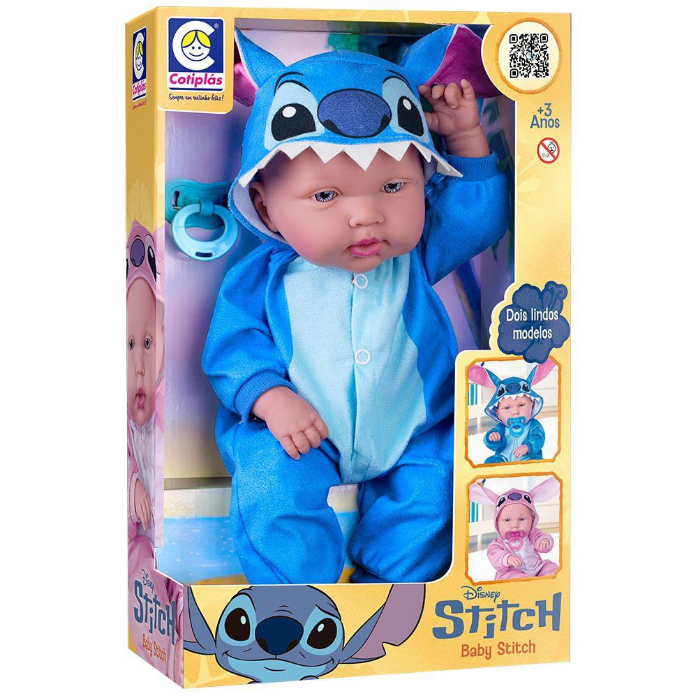 Boneca Baby Stitch - Cotiplás - PBKIDS Brinquedos