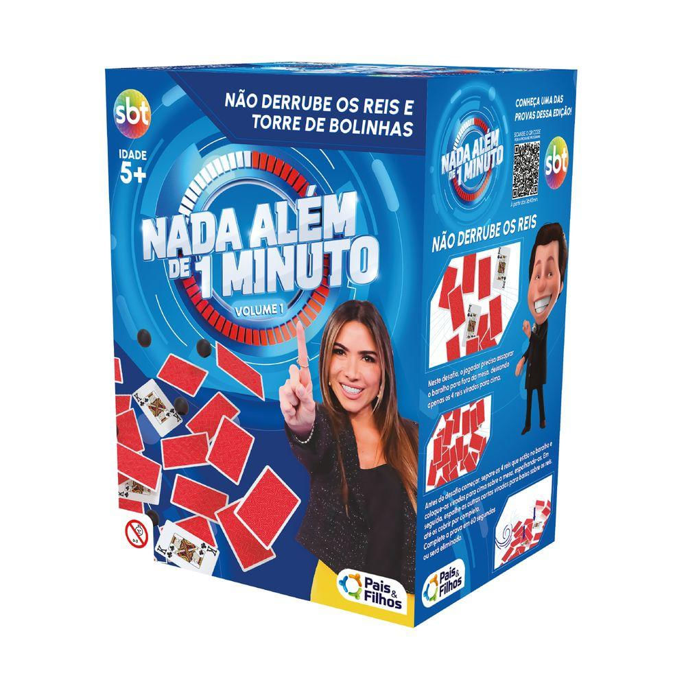 Encontraproduto.com.br - Jogo Nada Além de 1 Minuto Não Derrube os Reis - Pais e Filhos