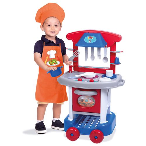 Conjunto de Cozinha Infantil Play Time - Menino - Cotiplás 2421 (273633)