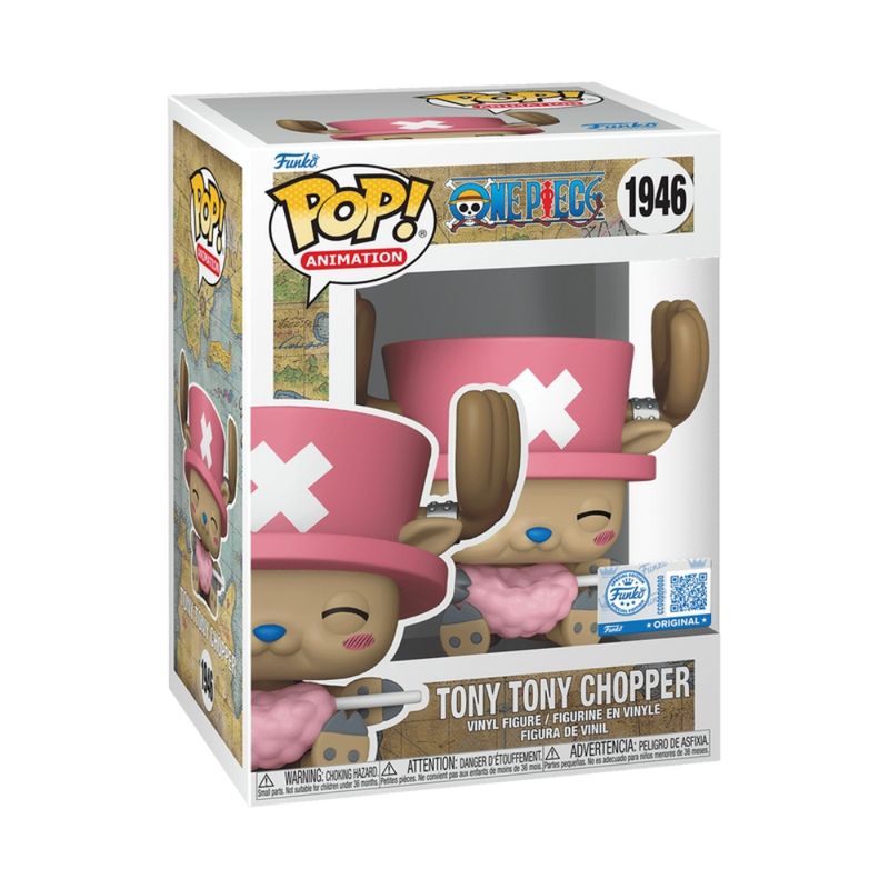 Boneco---Funko-Pop----One-Piece---Chopper-Com-Algodao-Doce---Candide-1