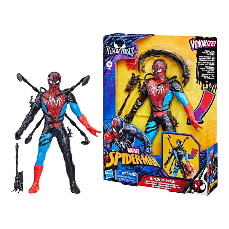 Boneco---Marvel---Spider-Man---Venom-X-Spider-Man-Metamorfose-Liquida---Hasbro-4