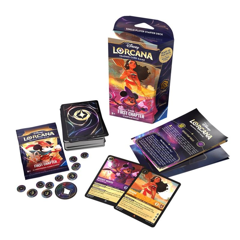 Jogo-De-Cartas---Lorcana---Starter-Deck---Disney---Moana-E-Mickey---Copag-0
