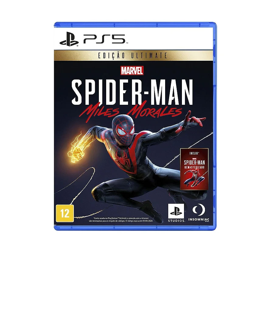 Jogo PS5 - Marvel - Spider Man - Miles Morales Ultimate Edition - Sony