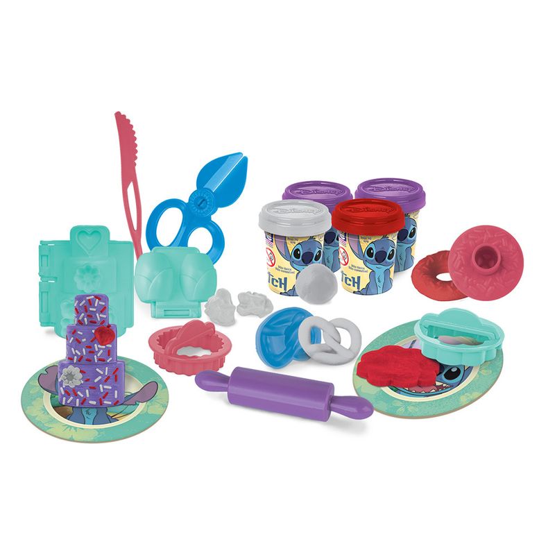 Conjunto-Massa-De-Modelar---Disney---Stitch---Confeitaria---Cotiplas-1