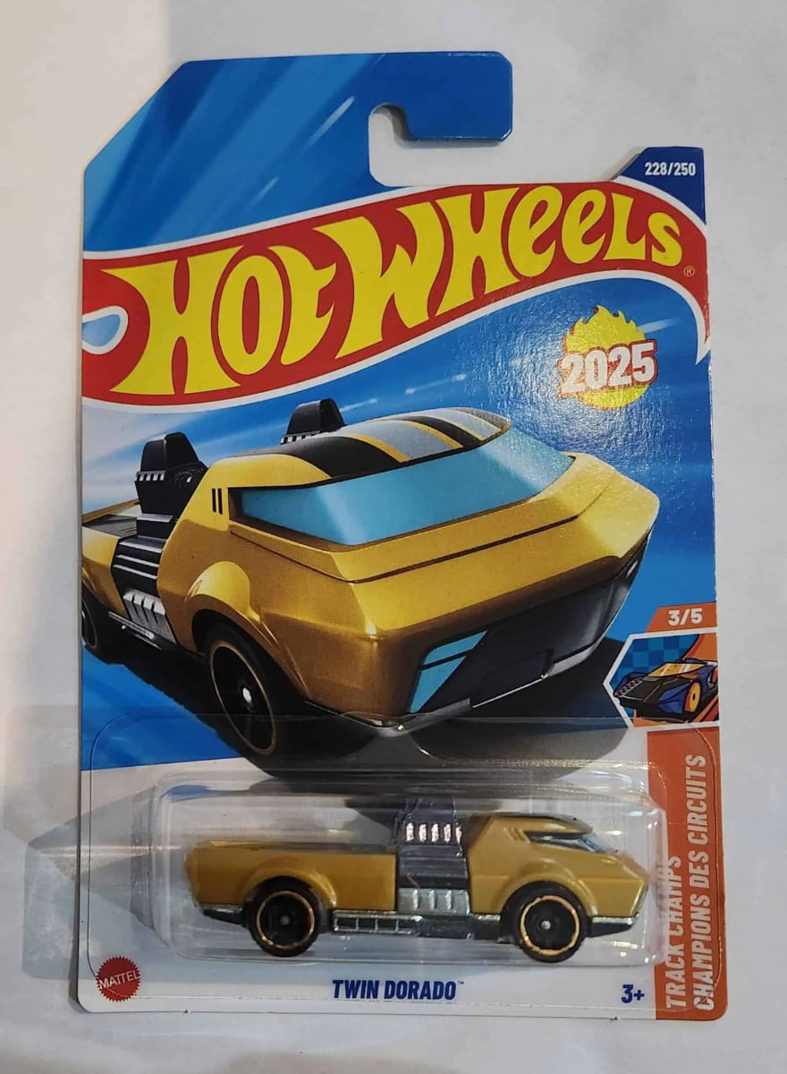 Hot Wheels Track Champs - Twin Dourado - Ri Happy