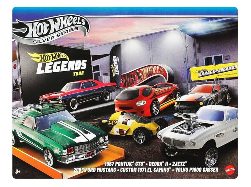 Coleção Com 6 Legends Tour Hotwheels - Mattel JBY78-9446 - PBKIDS
