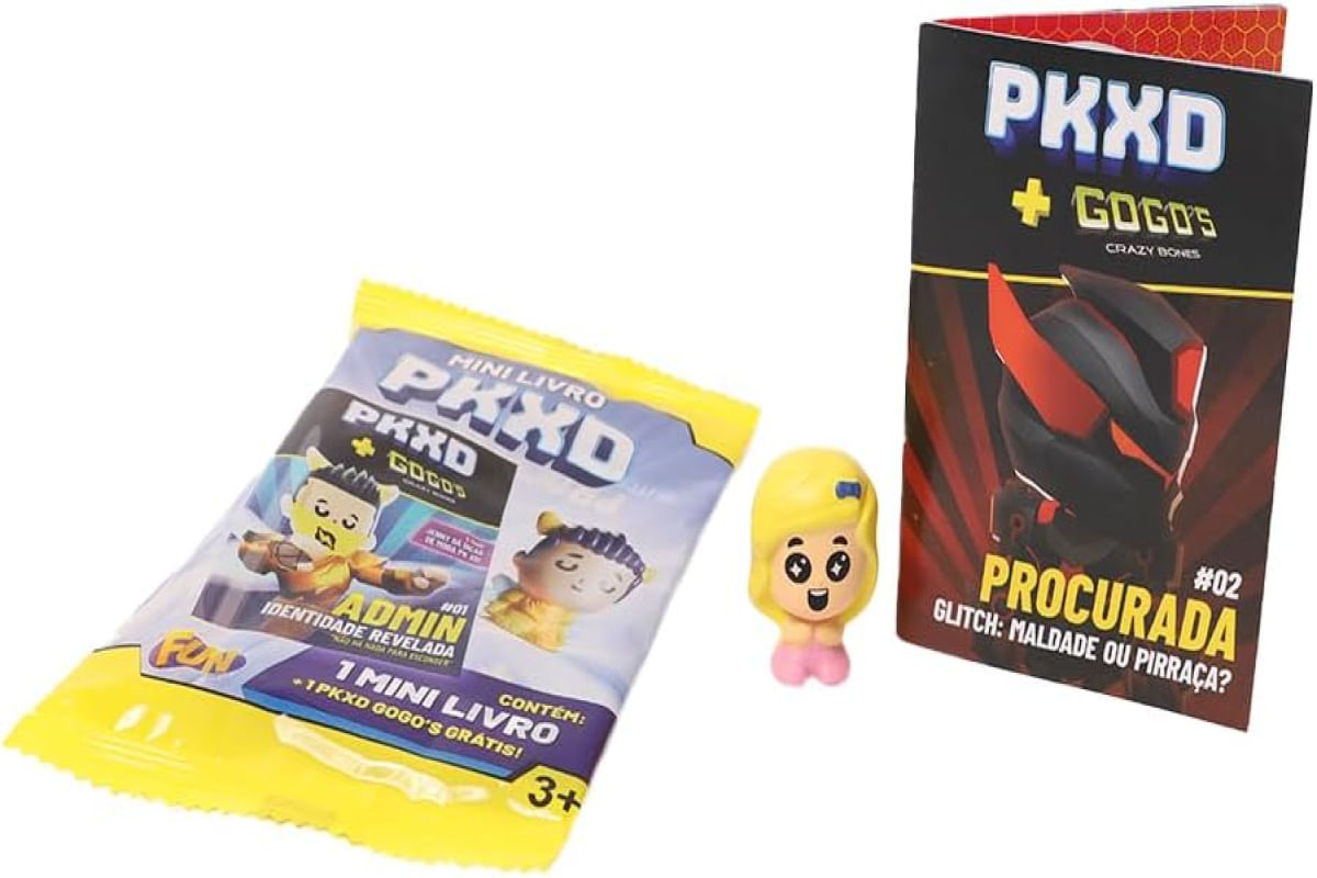 Pkxd - Super Pack - 7 Mini Livros e 7 Pkxd Gogos - Fun - F0180-4