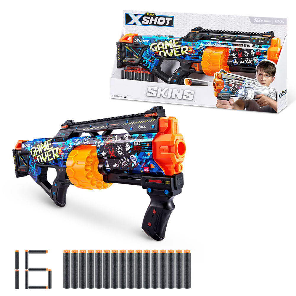 Lançador de Dardos X-Shot Skins Last Stand Game Over - Candide