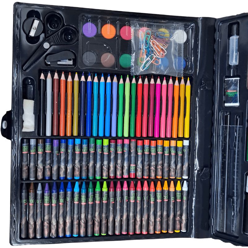Maleta de Pintura Dino Selvagem c/ 150 Peças - PBKIDS Brinquedos