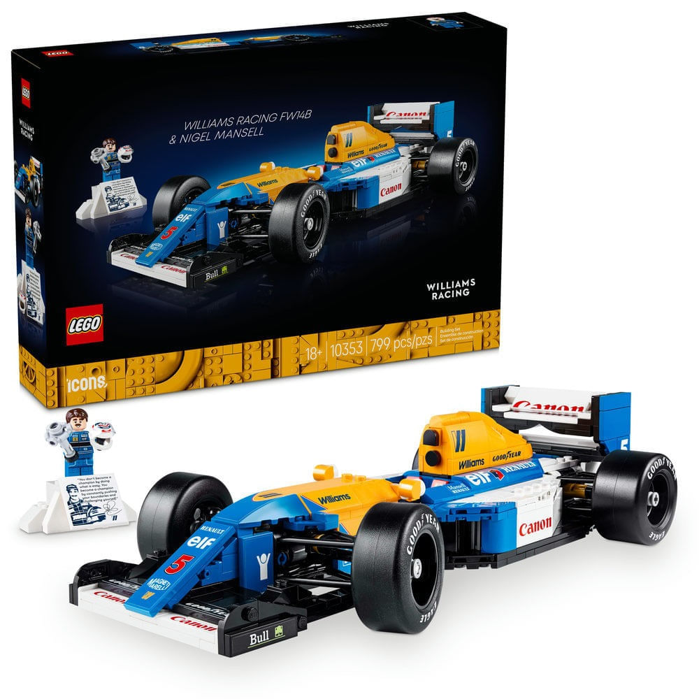 LEGO Icons - Williams Racing FW14B e Nigel Mansell - 10353 - Ri Happy