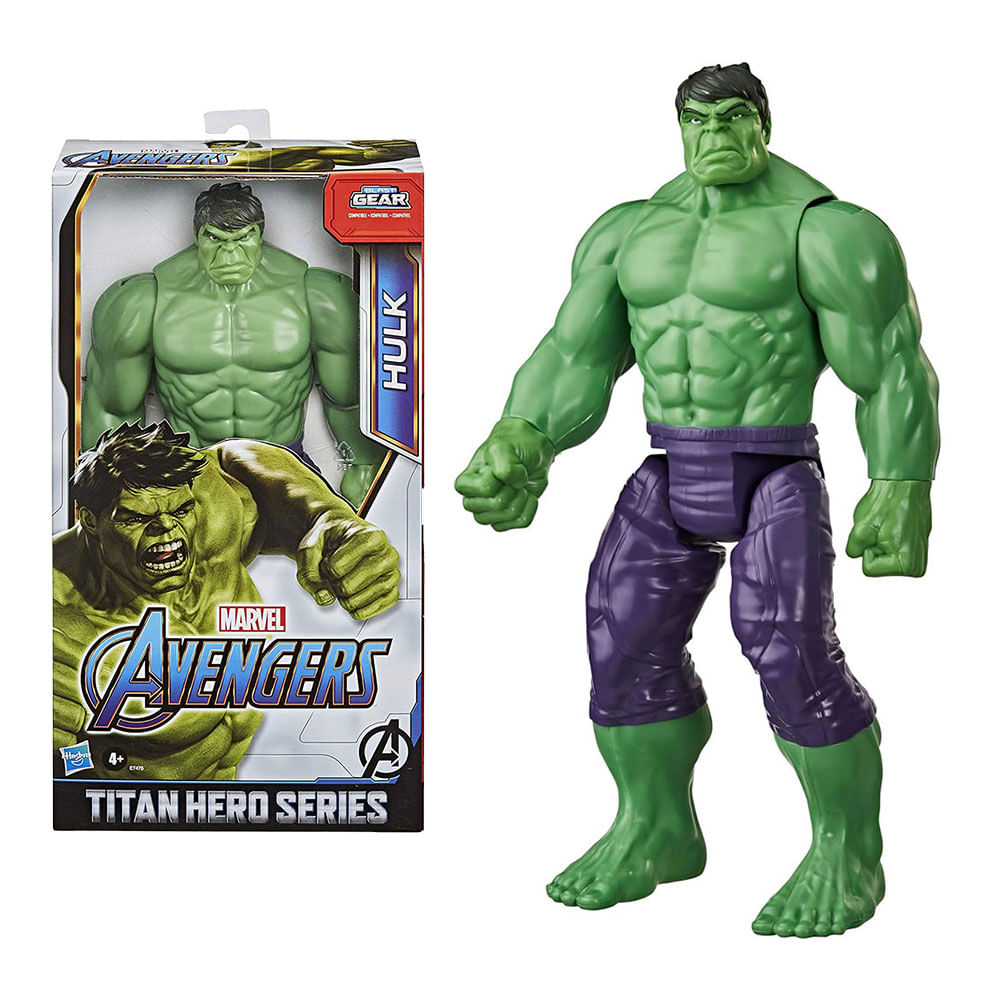 Boneco Hulk Deluxe Blast Gear Titan Hero Series E7475 - Hasbro
