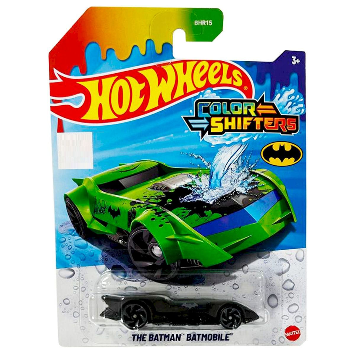 The Batman Batmobile Color Shifters 1/64 Hot Wheels Ri Happy