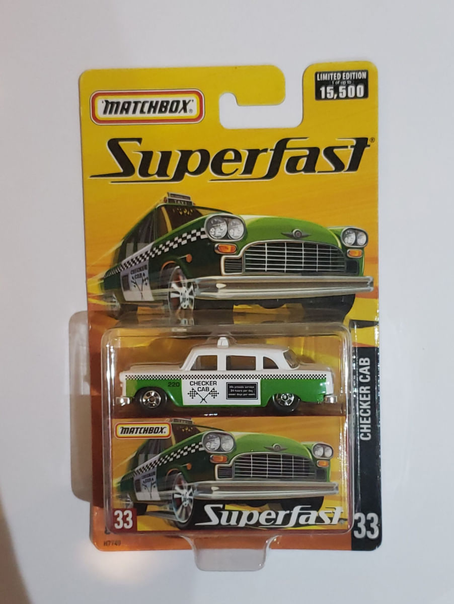 Matchbox Superfast - Checker Cab - Ri Happy