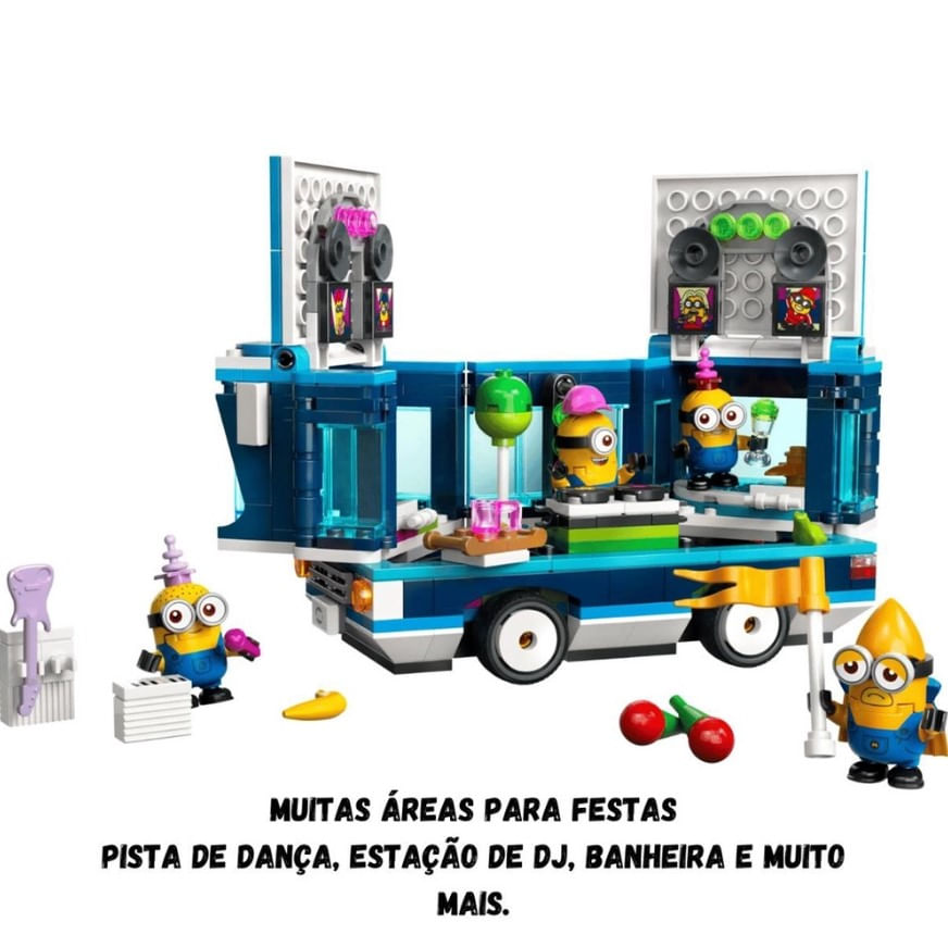 Meu Malvado Favorito 4 Ônibus de Festa Lego 75581 - Ri Happy