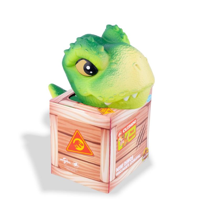 Figura-De-Acao---Jurassic-World---Mini-Baby-Dinos----Mini-T-Rex-Verde-Na-Casinha---Pupee-1
