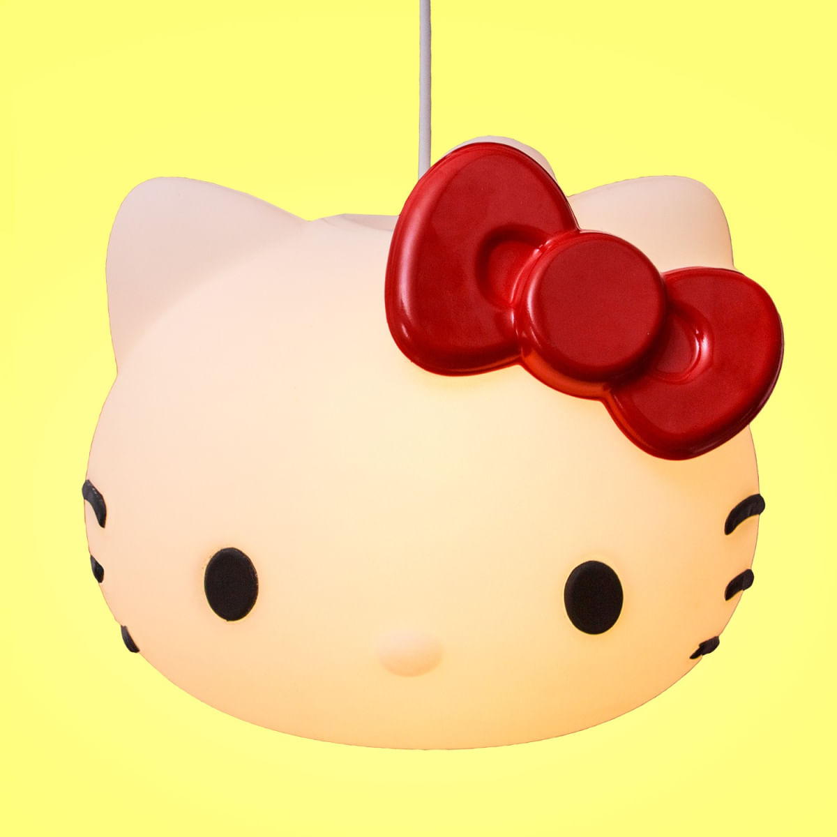 Luminária Pendente Hello Kitty Laço Vermelho - Ri Happy