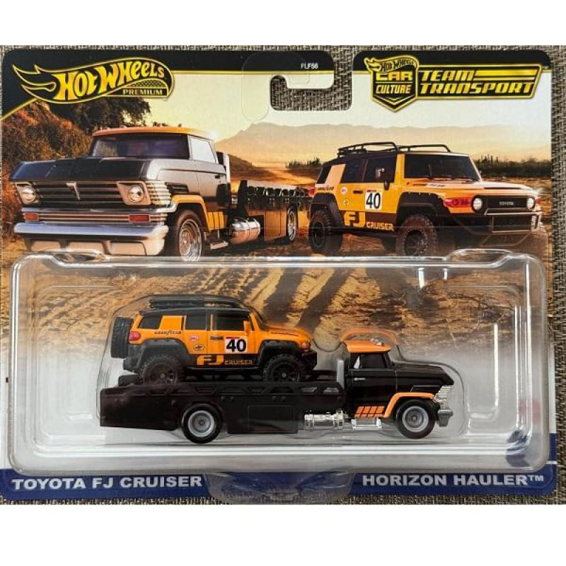Hot Wheels Equipe de Transporte Toyate FJ Horizon Hauler Mattel