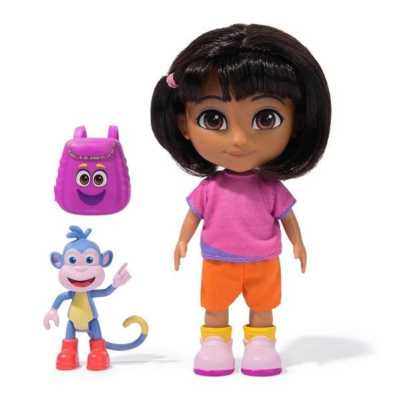 DORA スリーブ&ストラップ Dora Aventureira - Boneca 15CM com Macaco Botas e Mochila SUNNY