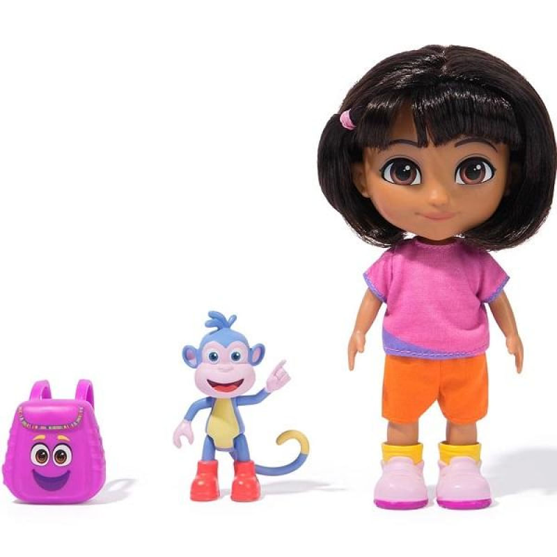 Dora Aventureira - Boneca 15CM com Macaco Botas e Mochila SUNNY