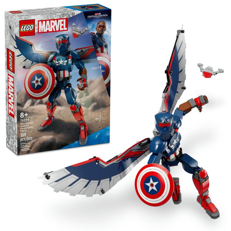 LEGO---Super-Heroes-Marvel---Figura-de-Construcao-do-Novo-Capitao-America---76296-0