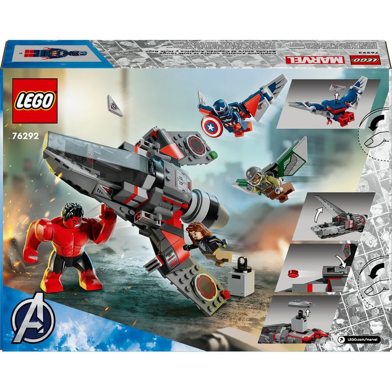 LEGO---Super-Heroes-Marvel---Batalha-do-Capitao-America-vs-Hulk-Vermelho---76292-6