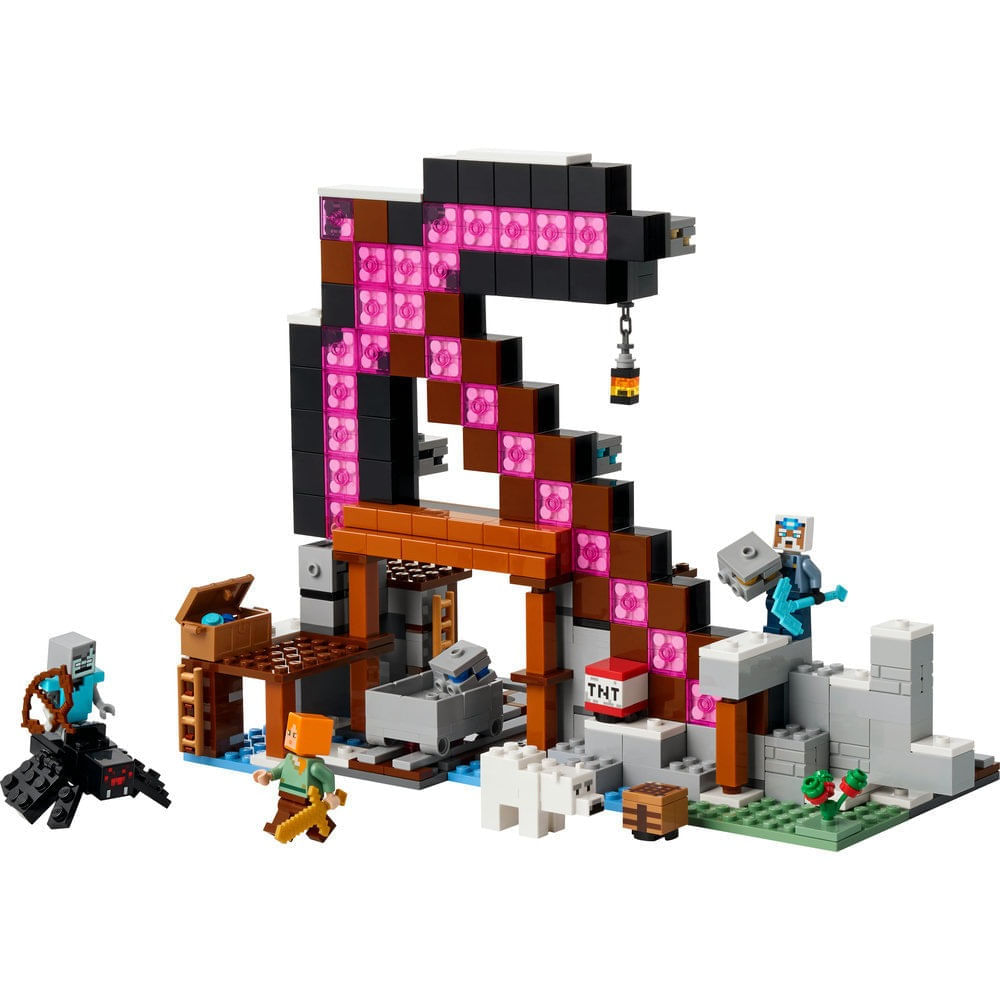 LEGO Minecraft - A Mina de Picaretas 21277 - PBKIDS Brinquedos