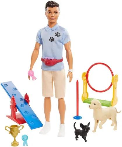 Barbie - Ken Profissões - Veterinário Ou Treinador + Pets
