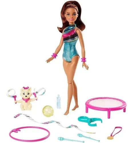 Barbie Dreamhouse Adventures Ginasta Teresa + Pet Ginastica