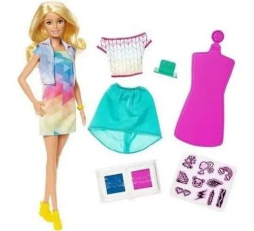 Barbie Crayola De Pintar Roupa Colorido Promoção Original no Shoptime