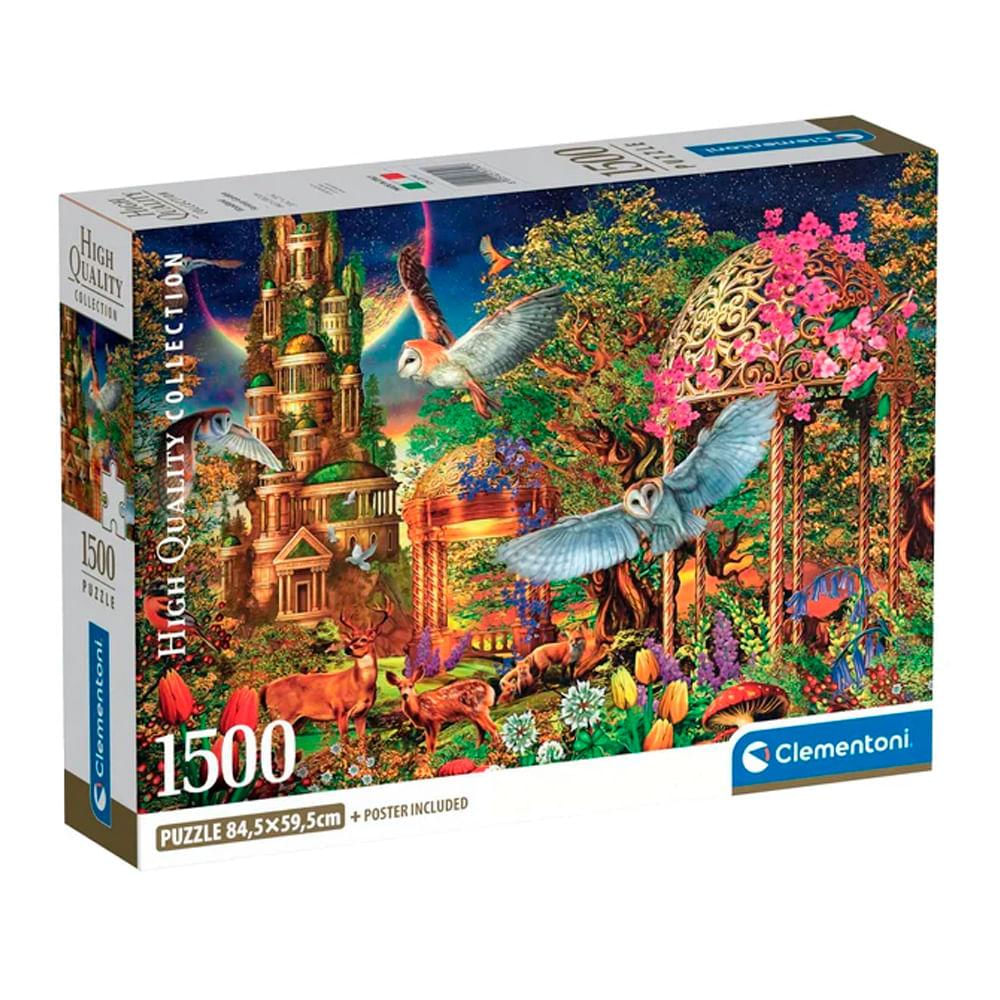 Puzzle 1500 Peças Jardim Da Fantasia Clementoni 31741 - Ri Happy