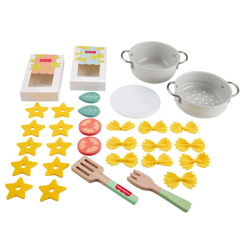 Brinquedo-Educativo---Fisher-Price---Kit-Para-Preparar-Macarrao-De-Madeira---Unissex-1