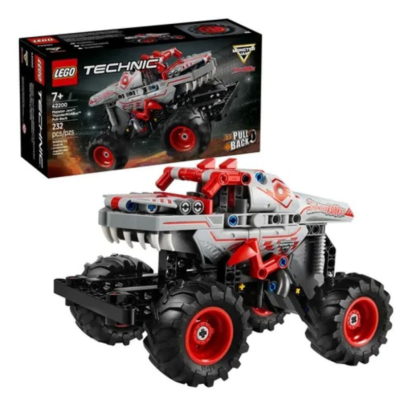 tmky LEGO Technic - Monster Jam ThunderROARus Pull-Back - Ri Happy