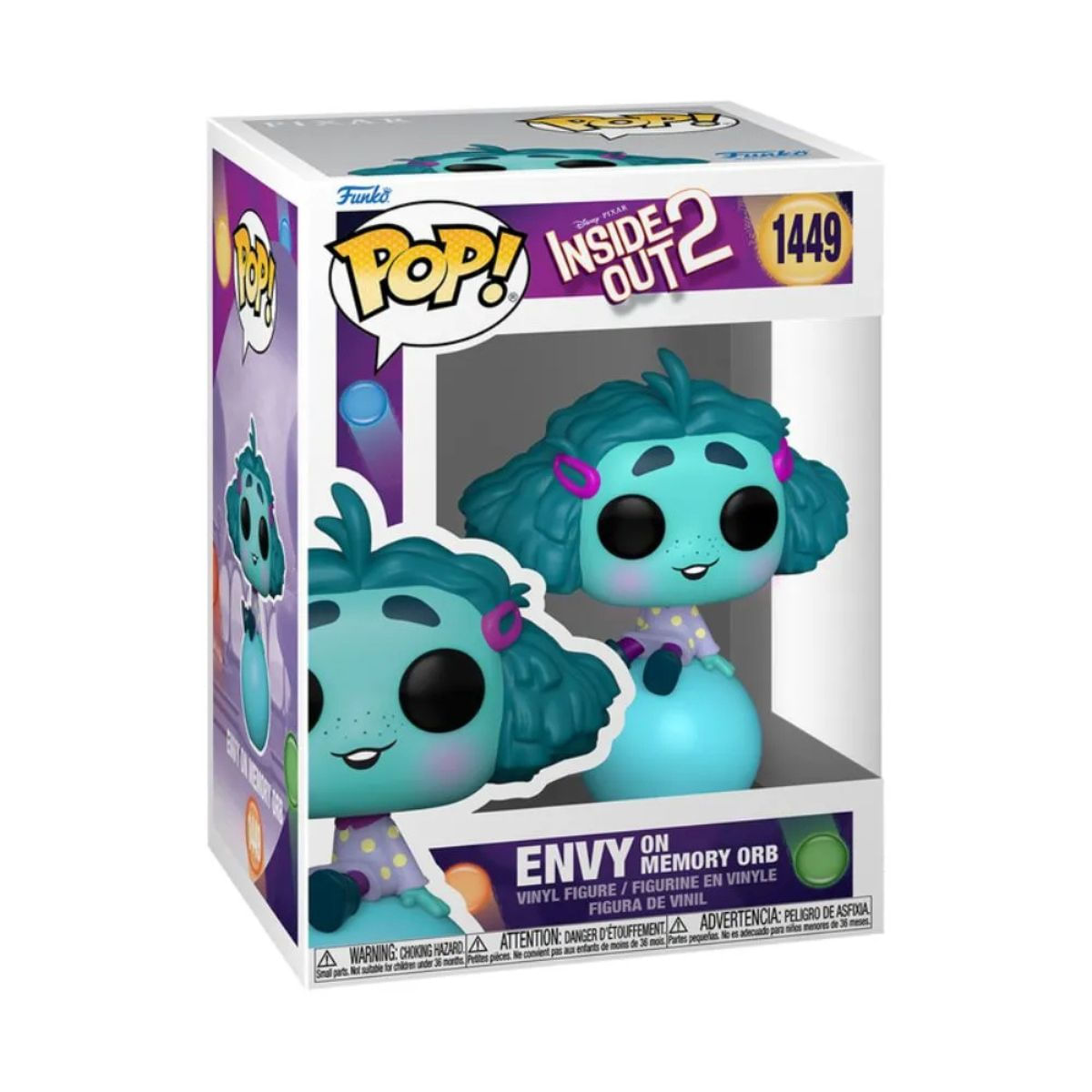 Pop! Disney Divertida Mente 2 Inveja 1449 Funko 75998 - Ri Happy