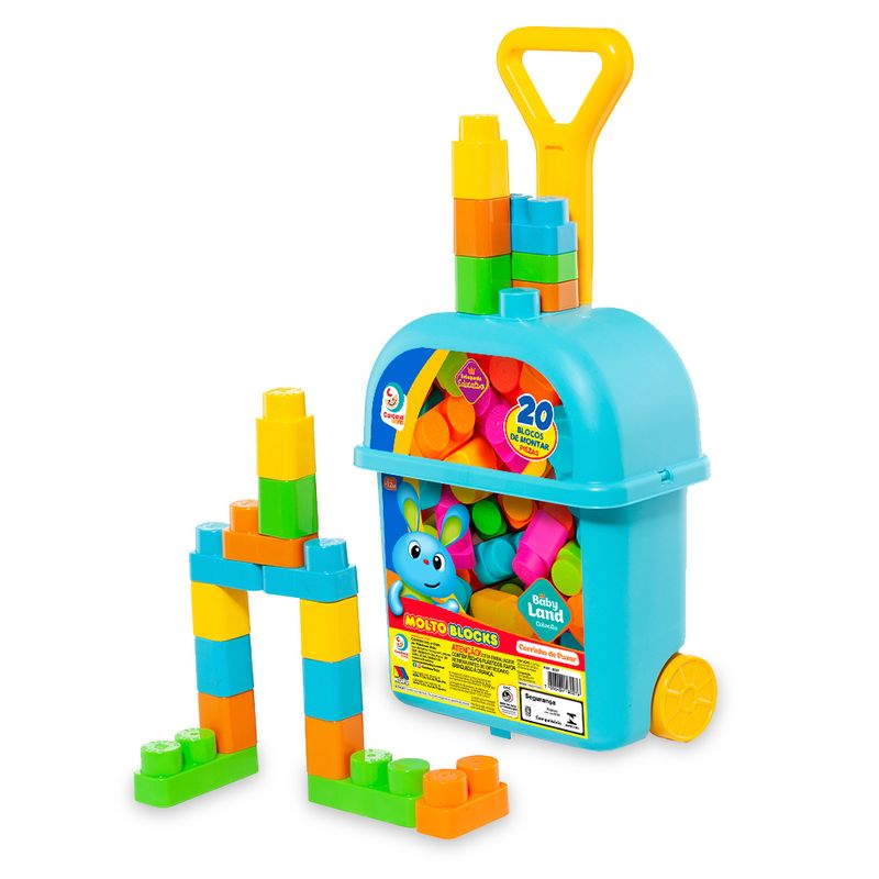 Blocos-De-Montar---Cardoso---Baby-Land---Molto-Blocks---Mipuxa-Azul---20-Pcs-0