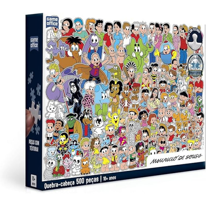 QUEBRA-CABEÇA 500 PC - TURMA DA MONICA - TOYSTER - Ri Happy