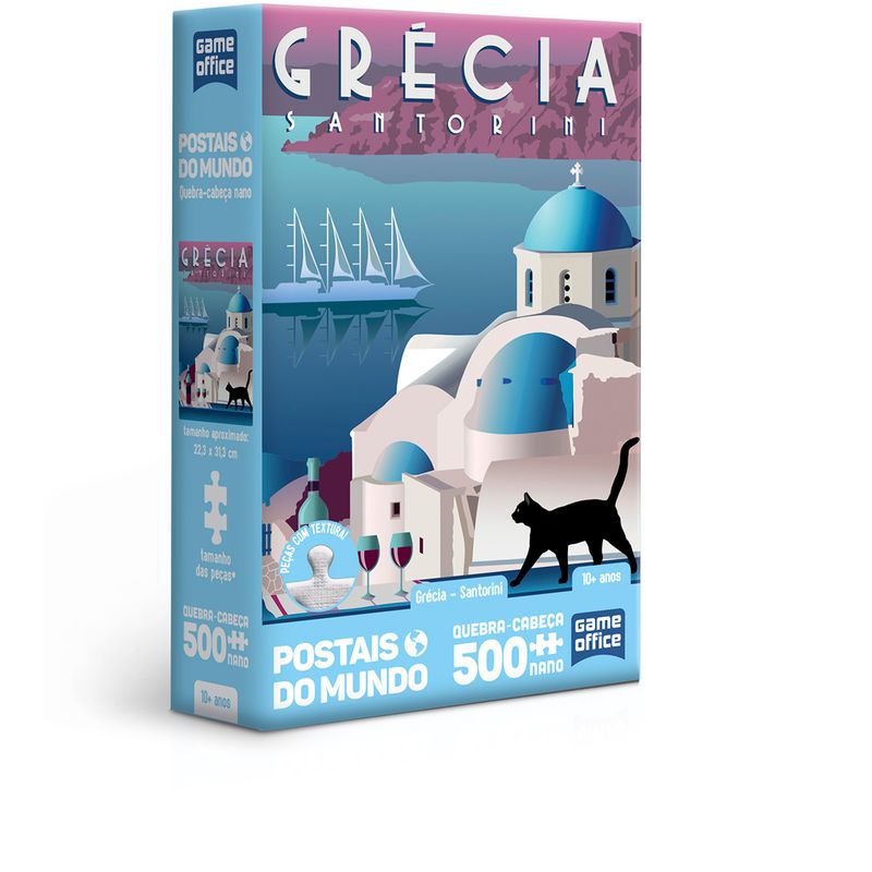 Quebra-Cabeca---500-Pecas---Nano---Postais-do-Mundo---Grecia---Toyster-0