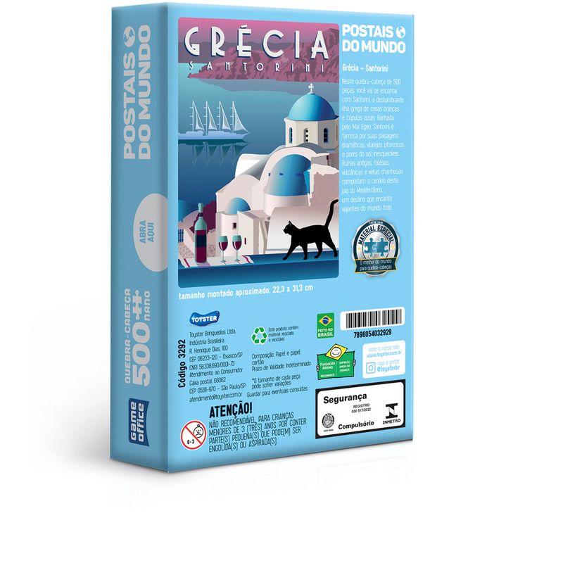 Quebra-Cabeca---500-Pecas---Nano---Postais-do-Mundo---Grecia---Toyster-2